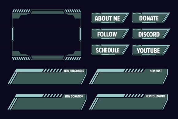 Download Gaming Webcam Elements for Live Streamer - Gaming Collection