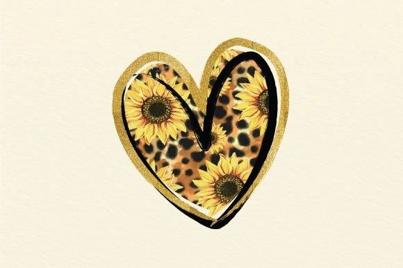 Download Sublimation Design Leopard Heart - Premium Resources