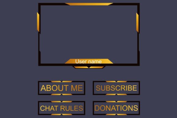 Download Live Gaming Overlay Panel - Gaming Collection