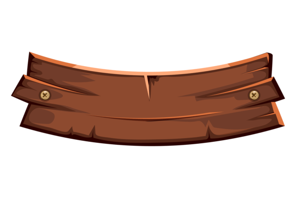 Download Brown Hardwood Plank. Wooden Signboard C - Signboard Collection