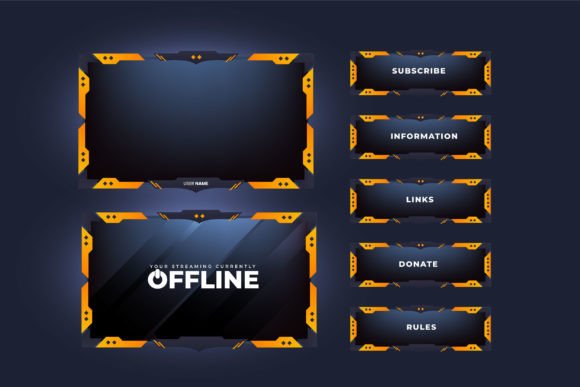 Download Live Streaming Overlay Screen Panel - Streaming Collection