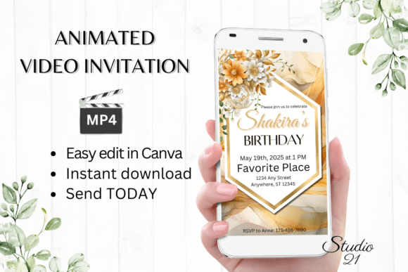 Download SMS Digital Birthday Invitation - Invitation Collection
