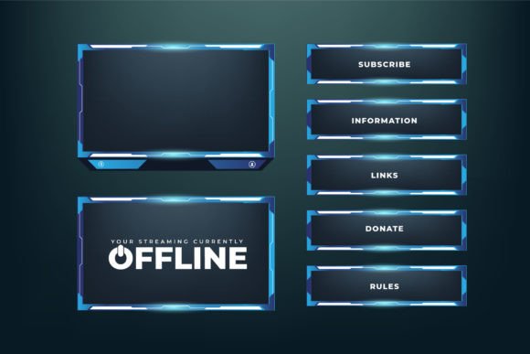Download Gaming Frame and Streaming Template - Streaming Collection