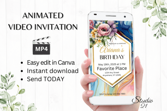 Download SMS Digital Birthday Invitation - Invitation Collection